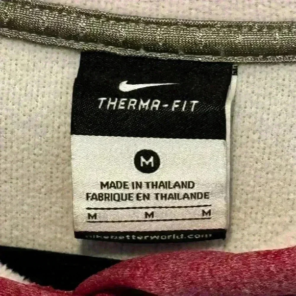 Nike Women's Therma-FIT Hoodie Gray reddish pink Size Medium - Picture 4 of 7